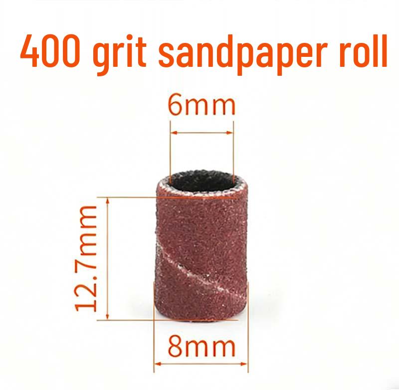 Sandpaper Ring Cloth Grinding Head for Woodworking and Carving Polishing
