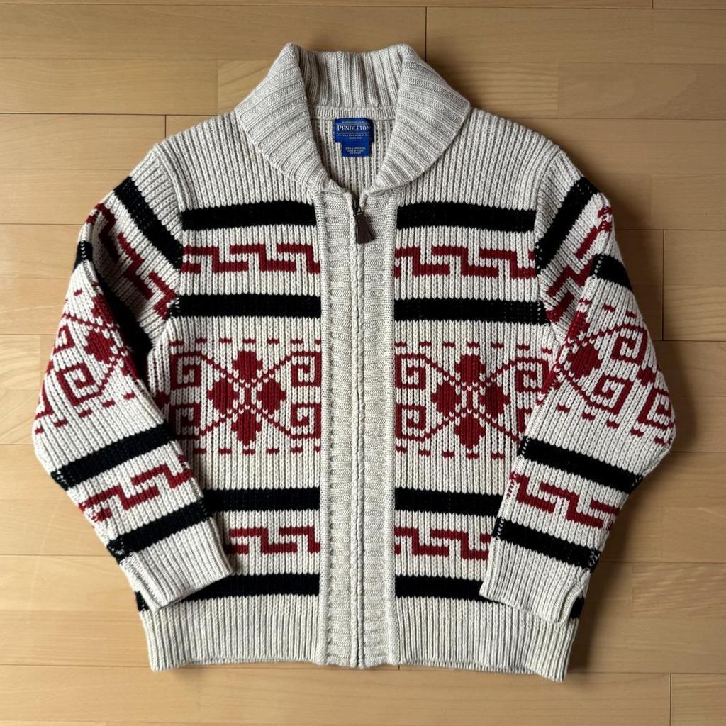Used PENDLETON Westerly L Reprint Cowichan Knit Dude