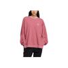 Adidas Logo Crew Neck Pullover Long Sleeve Casual Loose Sweatshirt Women Tops Pink IA5226