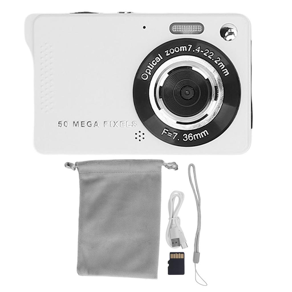CCD Camera Vintage 2.8in HD Digital Video Recording Home School Student Selfie Camera M08 64GB
