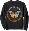 Ms Hope For A Cure Multiple Sclerosis Butterfly Unisex Crewneck Sweatshirt