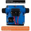 RV Water Pump - 12V/24V Self-priming Booster Pump - Horizontal Marine DC Miniature Electric High-pressure Diaphragm Pump