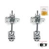 BDP721-1 2 Pieces Front Left AND Right Door Hinge Stop Check Strap Limiter for Vauxhall Opel Corsa C X01 Combo C Tigra B TwinTop 160256