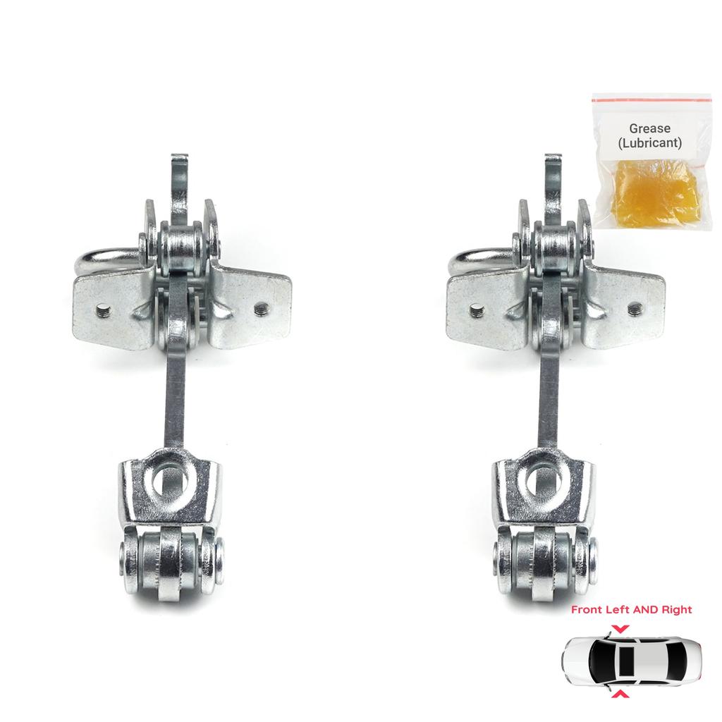 BDP721-1 2 Pieces Front Left AND Right Door Hinge Stop Check Strap Limiter for Vauxhall Opel Corsa C X01 Combo C Tigra B TwinTop 160256