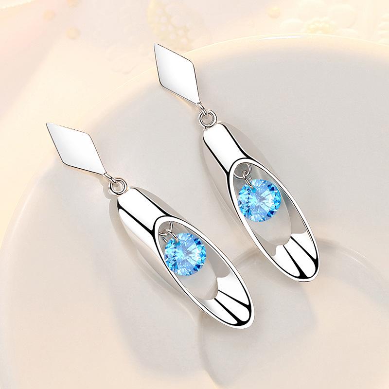 Lindon Copper Alloy Zircon Earrings Drop Earrings For Women Wedding Party Gifts