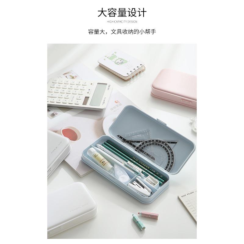 Creative Simple Plastic Stationery Storage Pencil Case For Students