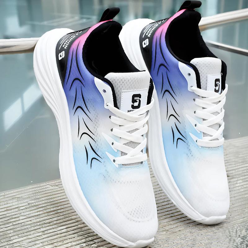 Mesh Men's Shoes Breathable Large Size Sports Shoes Versatile Men's and Women's Casual Shoes New Student Running Shoes