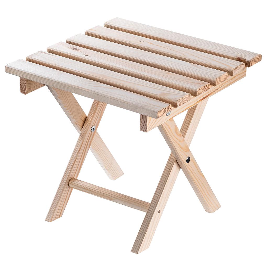 KADAX Coffee Table for Sunbeds Natural 39x37cm