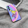 Classic Cartoon Characters-R-Rugrats Soft Silicone phone Case for Samsung Galaxy A73/A71/A72/A70/A53/A52/A51 - Black