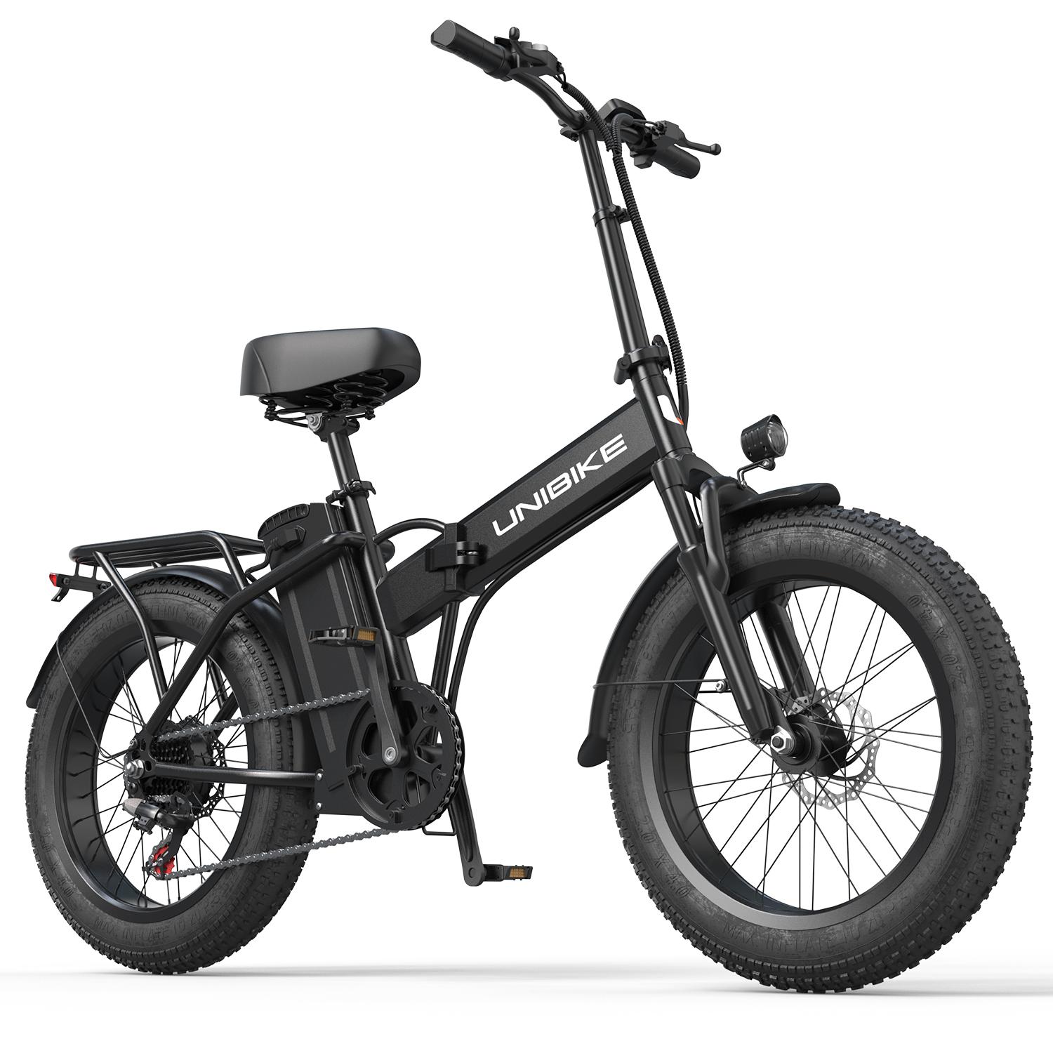 Unibike F1 PRO Faltelektrofahrrad, 48V 15Ah abnehmbarer Akku schwarz