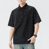 Men's Short-sleeved POLO Shirt Summer Heavy Lapel T-shirt Men's Lapel Thin Short T-top