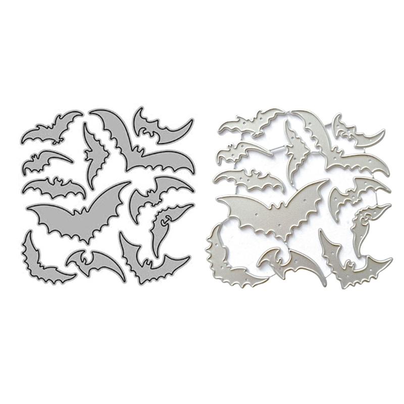 Animal Cutting Dies Halloween Bat Die Cuts Templates for Card Making Scrapbooking DIY Papercraft Album Crafts