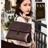 Genuine Leather Women Handbag Fashion Cowhide Ladies Crossbody Bag Korean Style Women Commuter Shopping Shoulder Bag