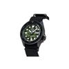 Seiko 5 Series Trendy Street Skateboard Solar Mechanical Movement Nylon Strap Watch Men watches Green SRPJ37K1