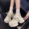 Fashion Women Chunky  Sneakers High Platform Sports Shoes New 2025 Autumn Thick Bottom Women's Wedge Casual Shoes