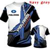 New Hot Selling 3D Polaris Logo Racing T-shirt Cool Printed Neutral Racing Team Men's T-shirt