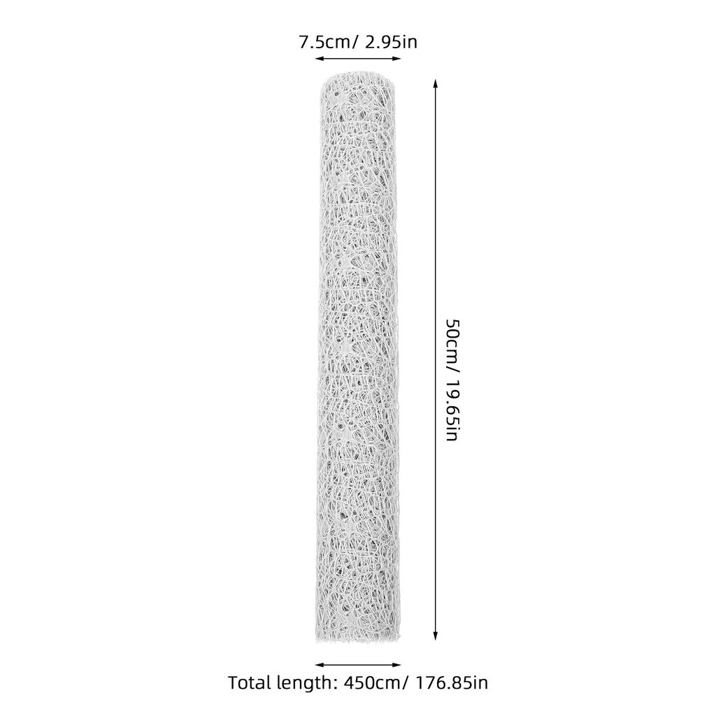 Bright Color Jacquard Mesh Gauze Roll Large Handmade DIY Party Decoration Wedding Gift Wrapping Curtain Pendant