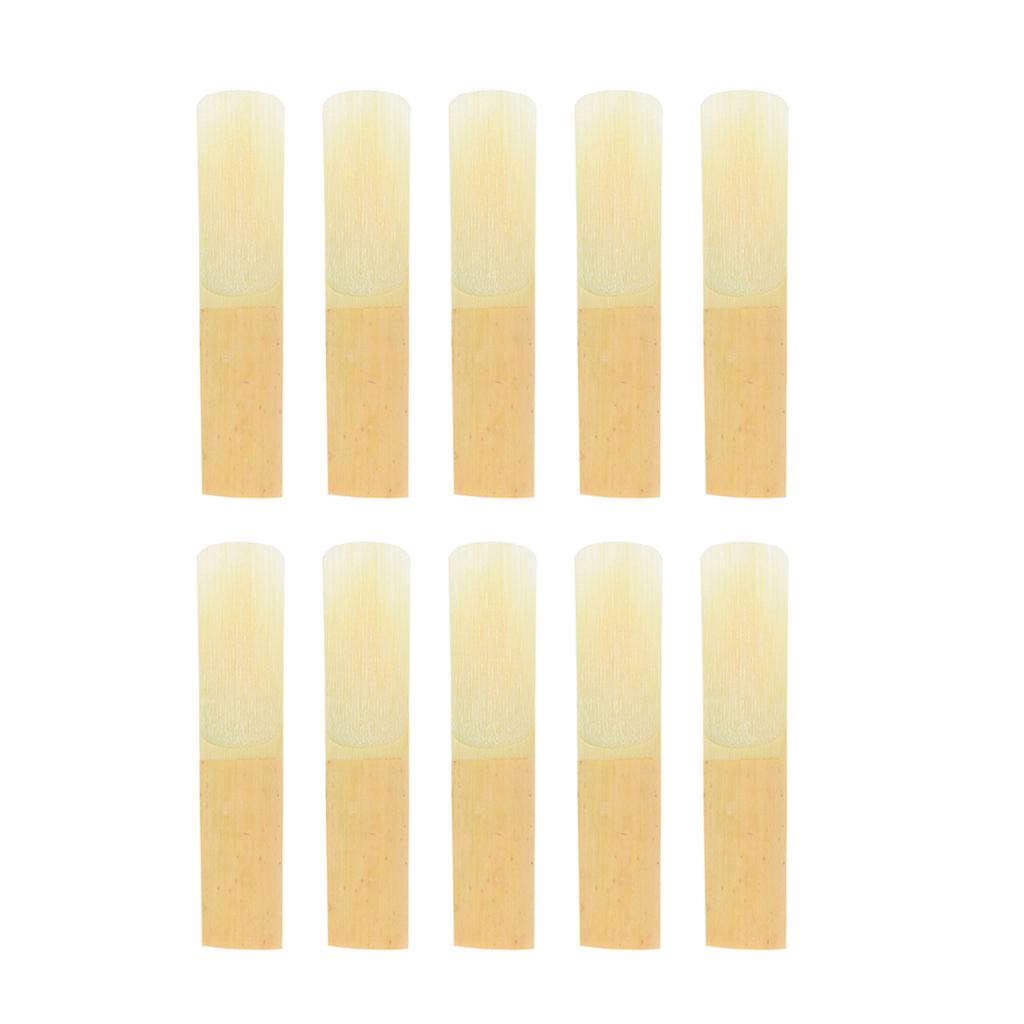 Normal Level G Alto Saxophone Sax Reeds Strength 3.0 for Beginners, 10pcs  Box
