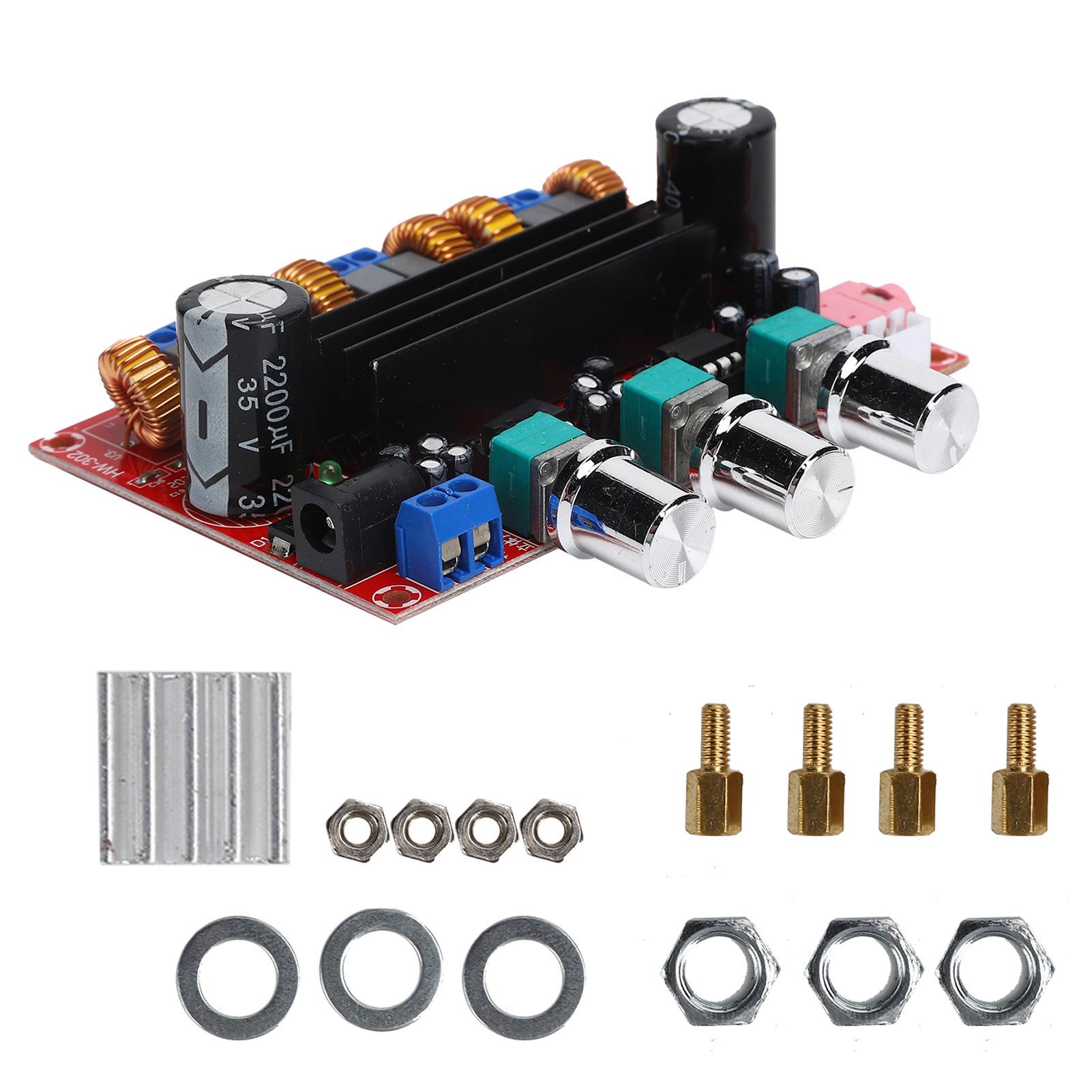 

XH-M139 2.1 Sound Channel Digital Amplifier Board 12V-24V TPA3116D2 2x50W+100W