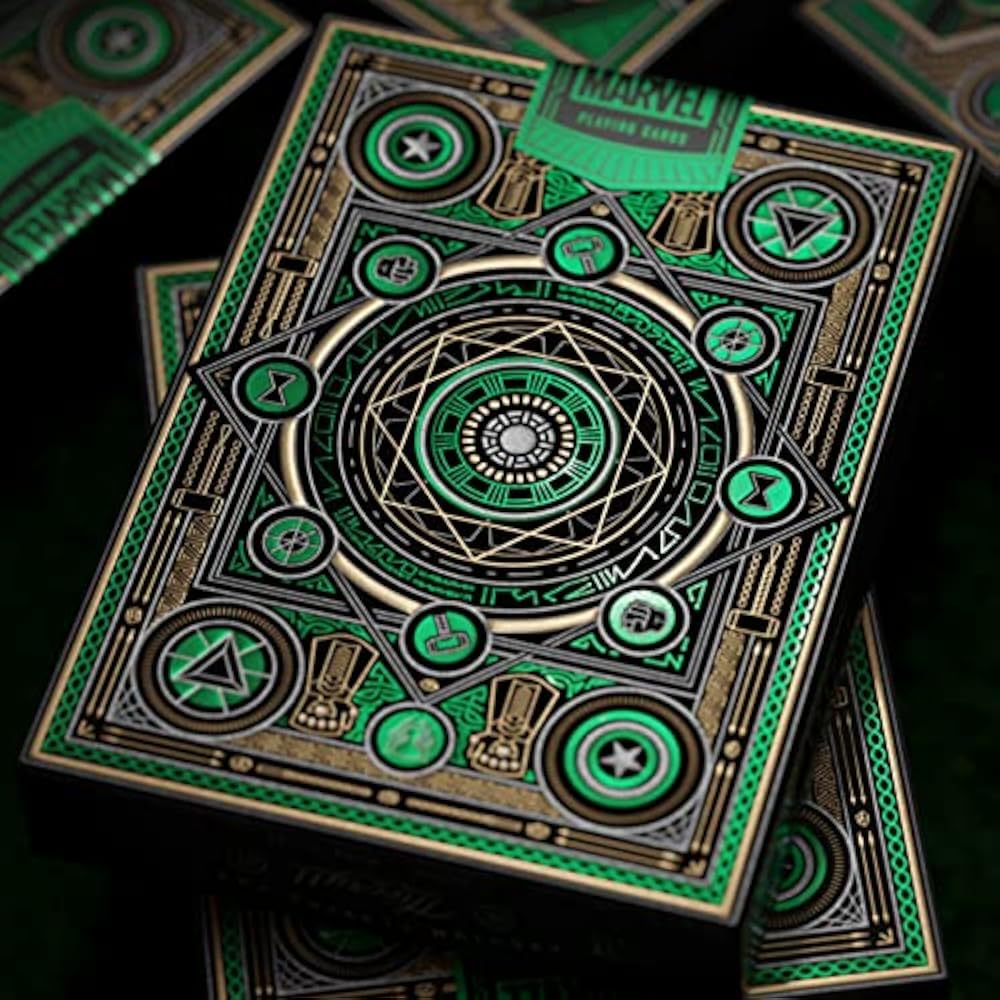 Theory11 Avengers: Infinity Saga Playing Cards Green