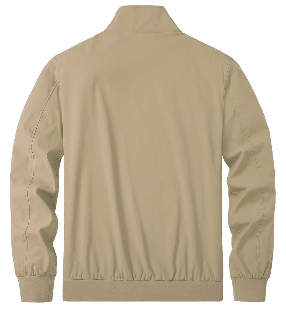 Motorrad Plain Army Military Für Khaki M [TACVASEN] Oberbekleidung, Herrenbekleidung, Dünn, Tragen, Jacke, Mode, Schule, Jacke, Lose, Arbeit,