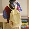 Schoolbag Small Fresh Candy Color Girl Backpack Simple Solid Color Versatile Girlfriend Backpack Junior High School Student School Bag