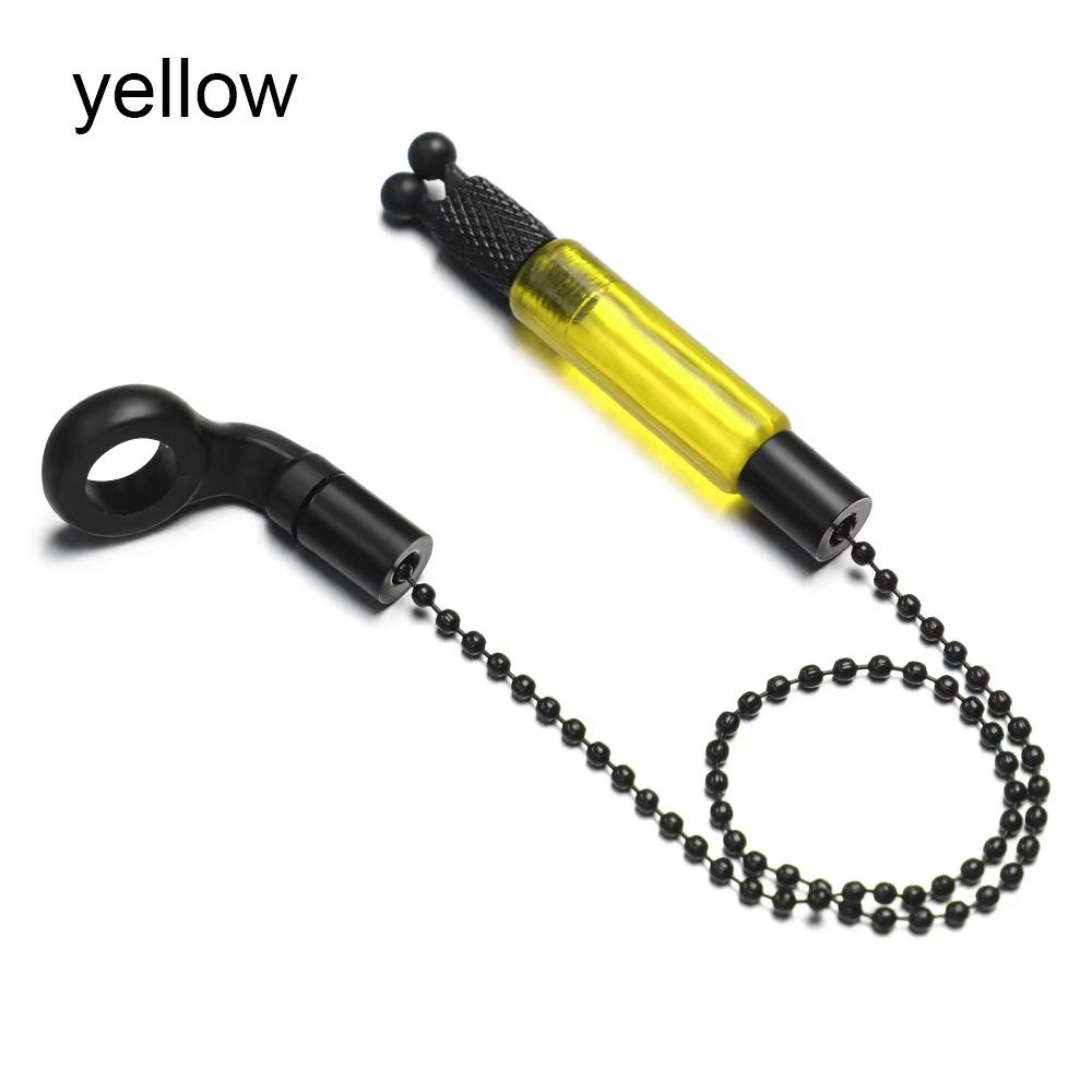 

Сигнализаторы поклевки Подвески для ловли карпа Катушки Индикаторы Сигнализатор поклевки для ловли рыбы Сигнализатор поклевки для ловли рыбы Стальная цепь 4 цвета Сигнализатор поклевки Инструменты для рыбалки жёлтый