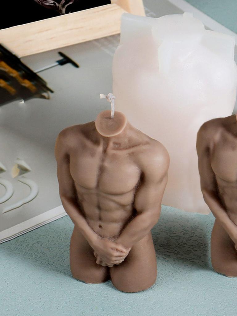 Klassische Schwangere Frauen Menschlicher Körper Silikonform Aromatherapie Kerze Gips Männer und Frauen Kerzenform DIY Handgemachte Seife