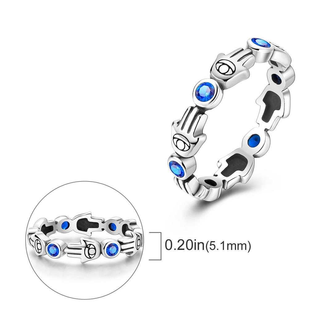Copper Plated Mystic Star Shape Ring Infinite Love Authentic Design Zircon CZ Wedding Rings Jewellery Women Gift