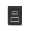 Car Fast Charger QC3.0 USB Type-c Interface Adapter Modified Charging Socket for VW POLO 2004 - 2011 Accessories