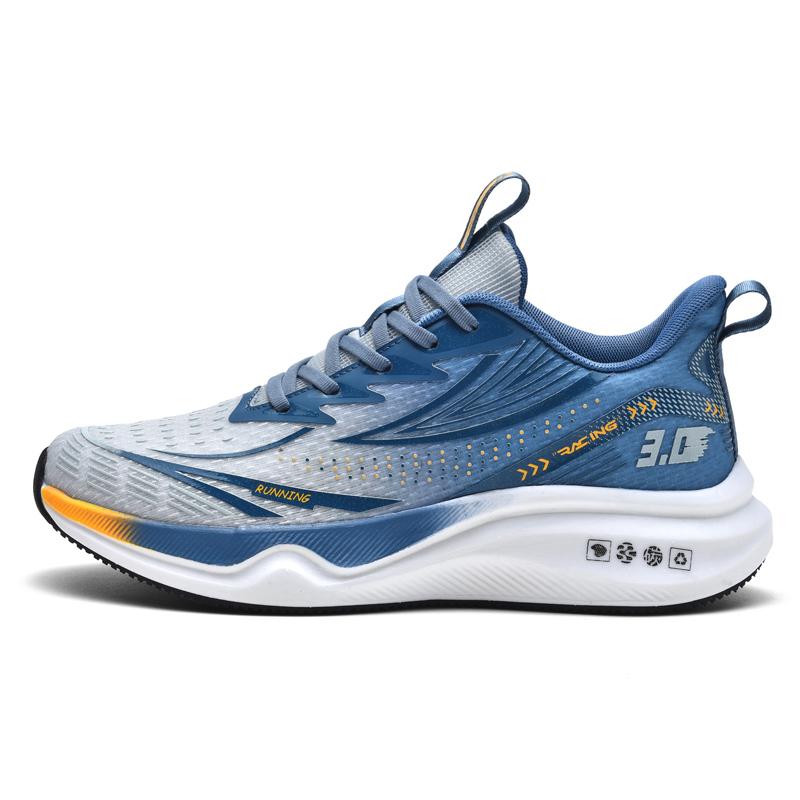 Men's Four Season Breathable Fashion Outdoor Casual Sneakers Light Soft-sole Speed Running Shoes Comfortable Racing Sports Shoes