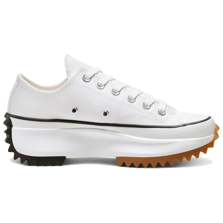 Converse Run Star Hike Low White Unisex Sneakers Black Gum 168817C