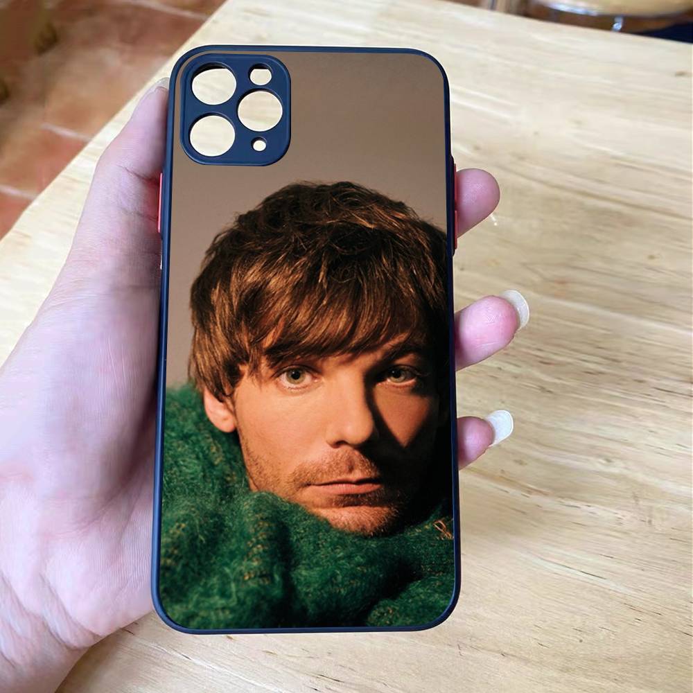 

Singer L-Louis T-Tomlinson For iPhone Case 16 15 14 13 12 11 Pro xs Max Anti-Drop Soft Phone Y2K Cover Hard shell back iPhone 16 plus