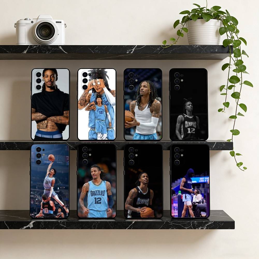 Ja Morant Phone Case For Samsung S25,S24,S21,S22,S23,S30,Ultra,S20,Plus,Fe,Soft Silicone Black Cover