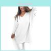 Dolce Top da Donna a Manica Lunga con Scollo a V, Pullover, Vestibilità Aderente, Poliestere, Autunnale, Casual