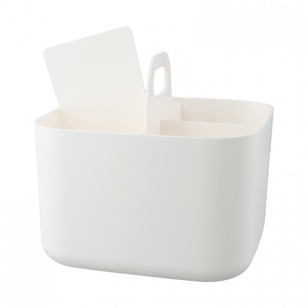 Space Efficient Stackable Basket Organizer with Handle for Daily Essentials