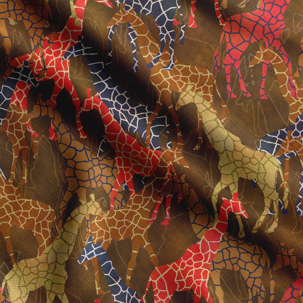 Soimoi Animals Print,  Cotton Cambric, Quilting Fabric Sold by The Yard 42 Inch Wide, Medium Weight Cotton Fabric, Sewing  Supplies,