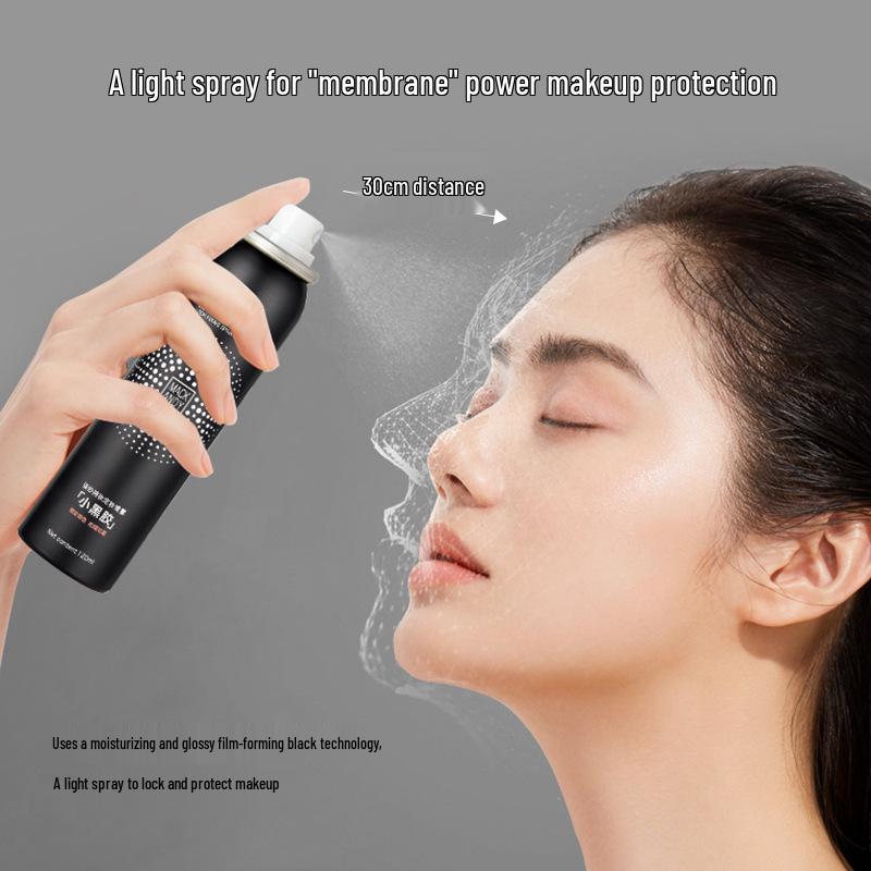 Mark Andy Matte Black Vinyl Setting Spray: Long-Lasting, Smudge-Proof, Moisturizing Makeup Primer