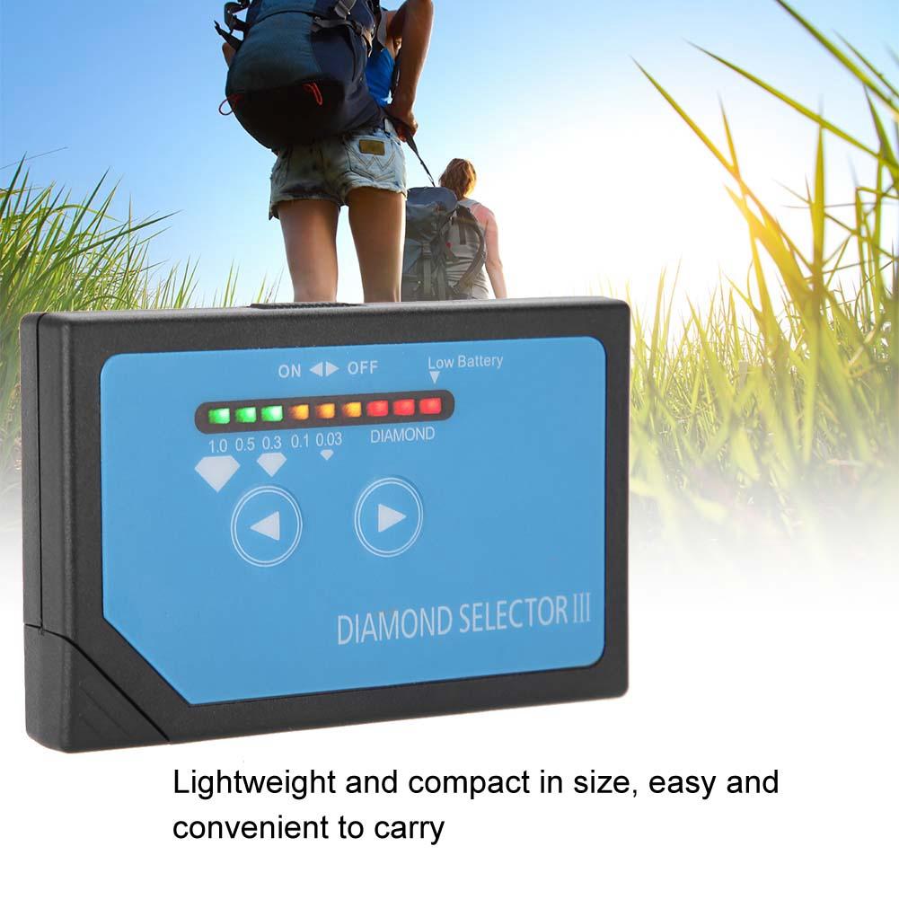 Practical Portable Jewelry Test Tool Diamond Selector III With LED Indicator
