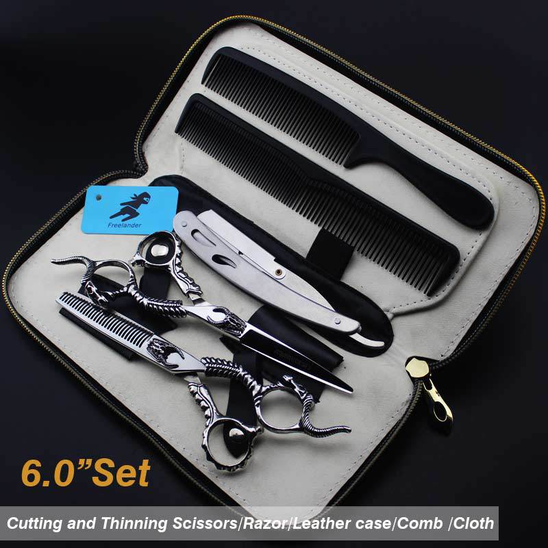 

Tb-61 Sheep Head, High-End, Hair Scissors, Barber Scissors, Flat Scissors, Bangs Scissors, Tooth Scissors, Special For Hair Stylists Tb-21 sheep head set