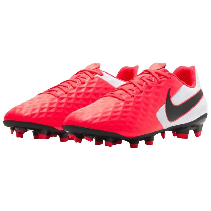 Nike Tiempo Legend 8 Academy MG Weiß Laser Crimson Herren Sneaker Schwarz AT5292-606