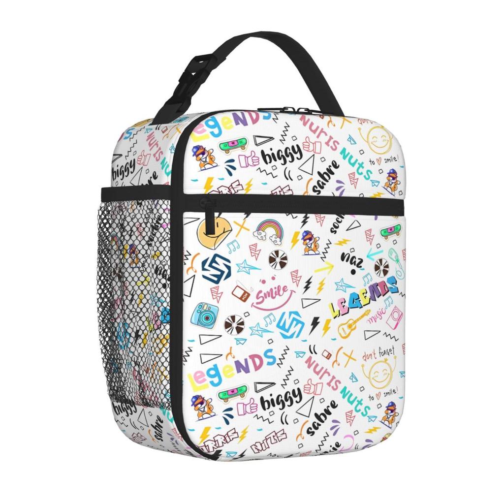 Bestselling Norris Nuts Seamless Pattern Norris Nuts Pattern Unisex Outdoor Lunch Bag Office Homemade Meal Food Tote Bag