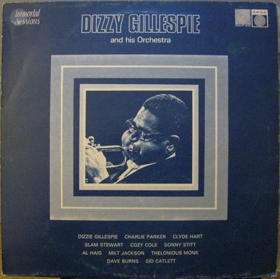 Disque LP DIZZY GILLESPIE & SON ORCHESTRE - Dizzy Gillespie And His Orchestra SAGA6920 Saga 1974 UK Jazz Occasion