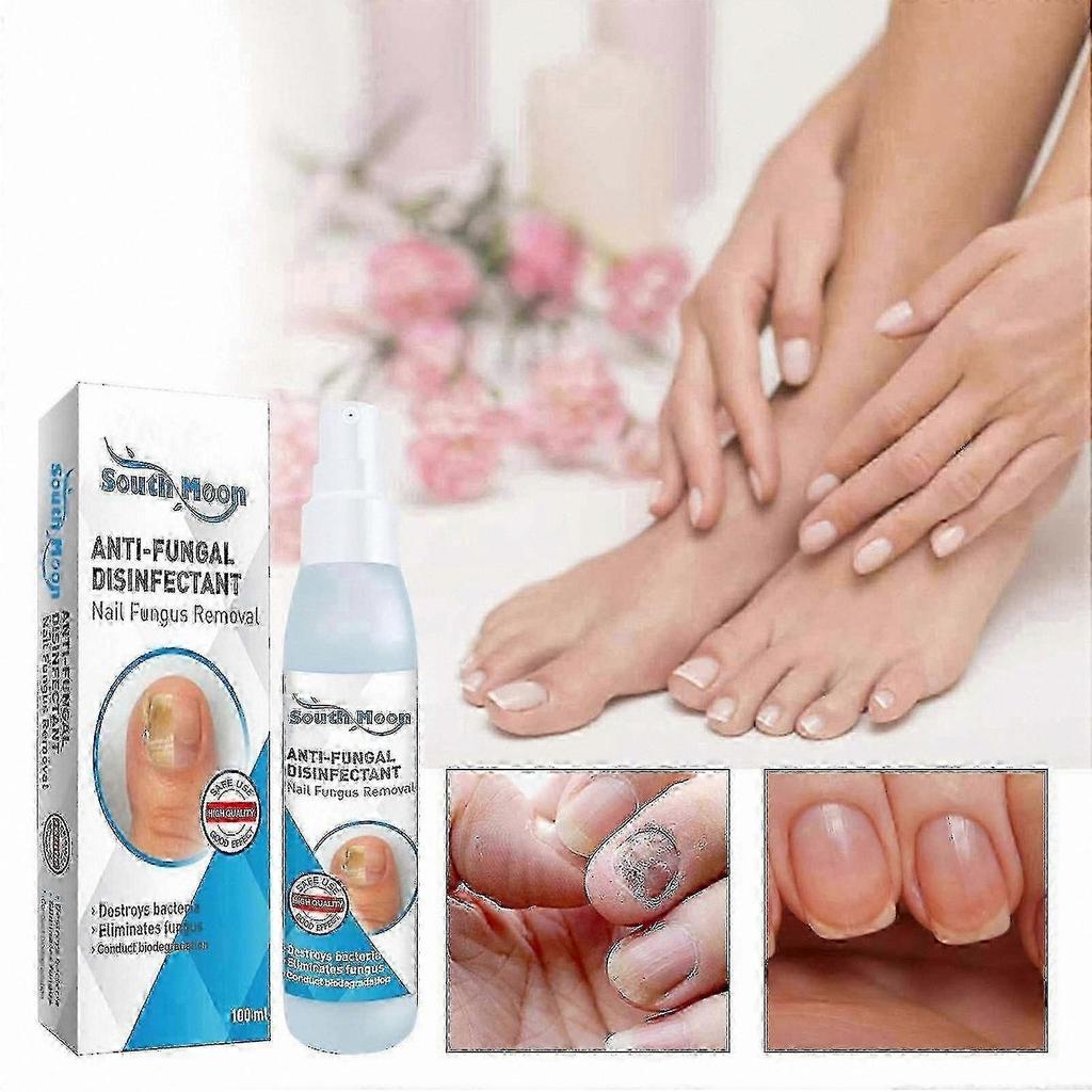 4-Pack Nail Care Spray for Repair, Cleaning, and Strengthening, Suitable for Nails, Hands, and Feet, 100ml Each