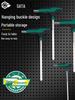 SATA T-Handle Hex Wrench Set: 2.5, 3, 4mm Hex Screwdrivers