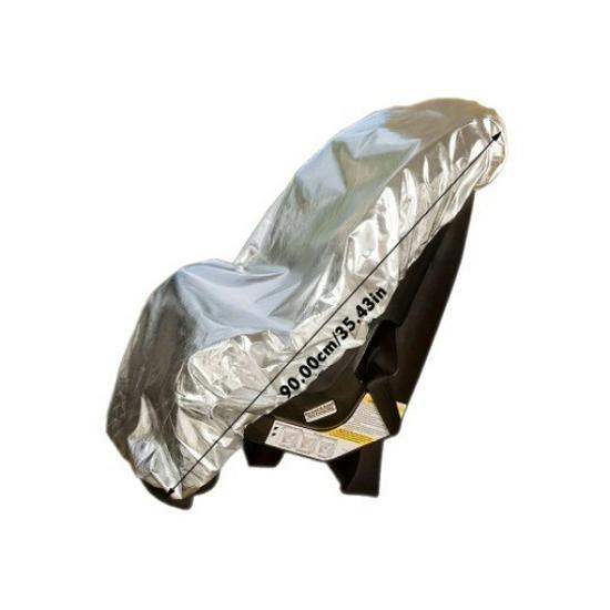 Kids' Car Seat Sun Shade & Dust Cover with UV Protection & Heat Insulation