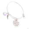 Birthstone Expandable Women' Bangle Bracelet