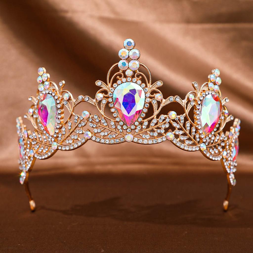 European and American Baroque Crowns Retro Bride Crowns Hair Accessories Wedding Gowns and Makeup Styling Accessories