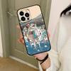 Yuru Camp Phone Case For IPhone 1716 15 14 13 Pro Max 11 12 Mini X Xs XR Black Silicone Cover