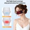 Mascarilla Nasal de Terapia de Luz Roja con Bombillas de 660 y 850 nm para Alivio de la Rinitis y la Congestión Nasal